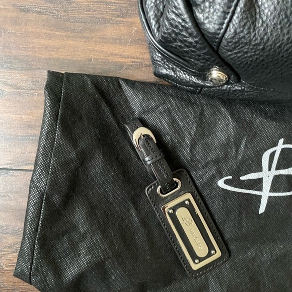 B. Mackowsky Black Leather Handbag - Picture 5 of 15